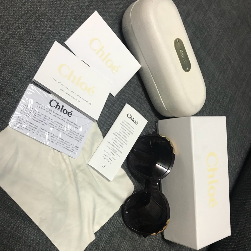 🛑SOLD🛑Oversized Retro Style Chloé Sunglasses